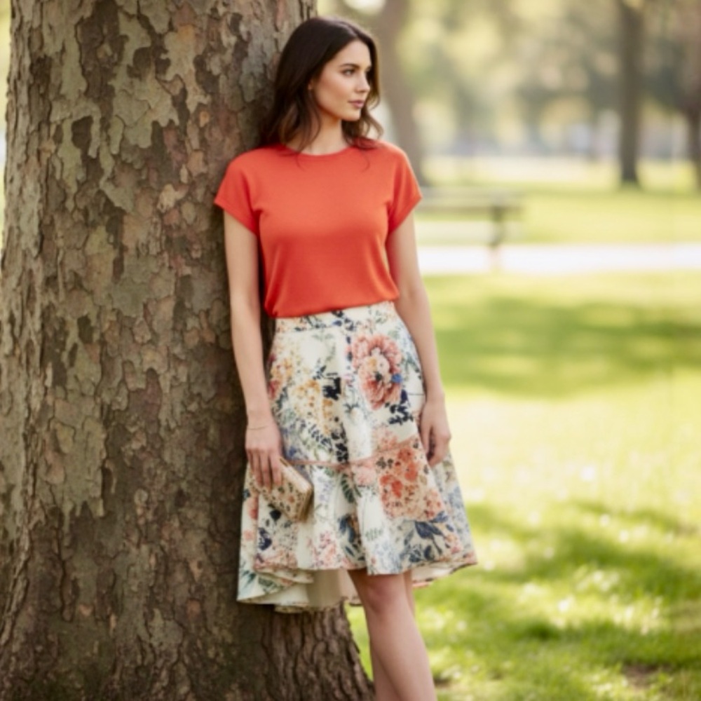 Ranna Gill by Anthropologie Jardin Botanical Skirt - Picture 6 of 14